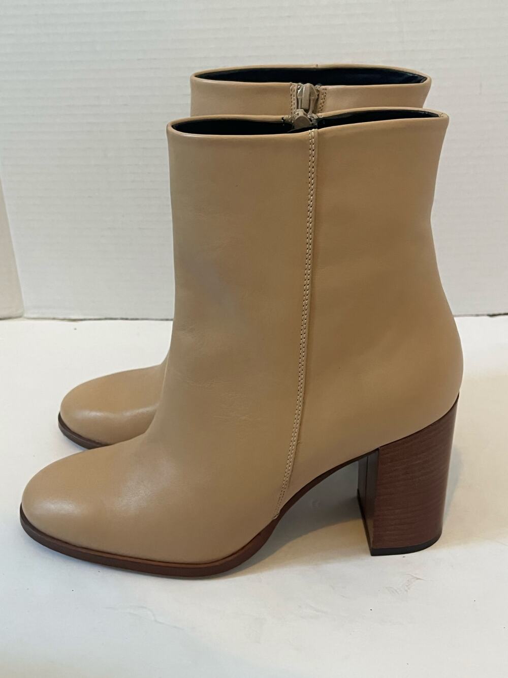 NWOT Women's Anthropologie  Heeled Tan Winter Fall Spring Boot Size 40 US 8.5